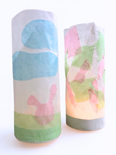 和紙　あんどん