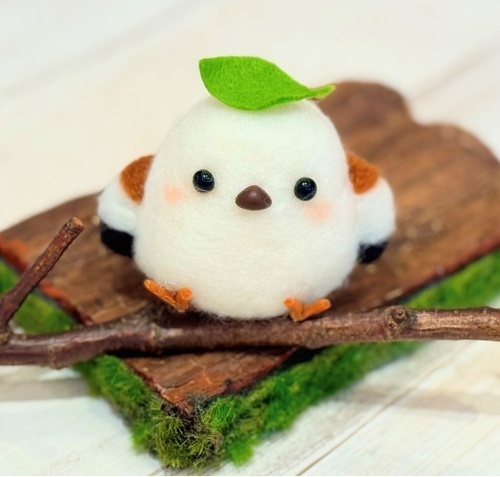 🏝️夏の1DAY講座　羊毛フェルト🐥ふわふわシマエナガ　アリオ西新井２階カルチャー教室