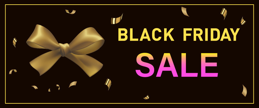 【BLACK FRIDAY】Pick Up Item＆SALE　バナー